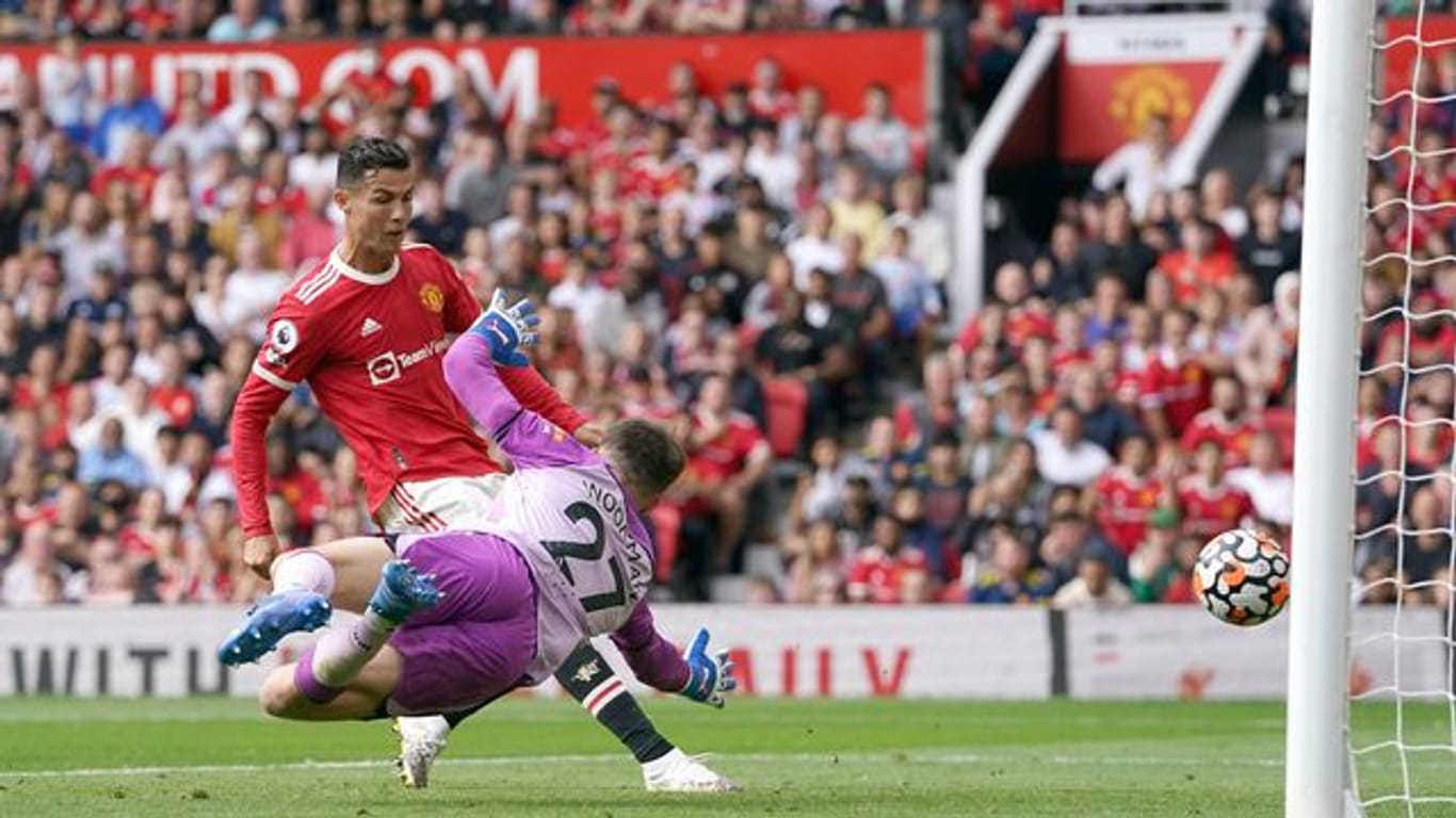 Feierte ein gelungenes Comeback im Old Trafford: ManUnited-Rückkehrer Cristiano Ronaldo.