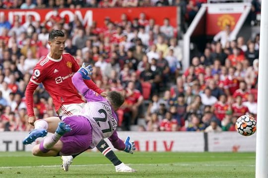 Feierte ein gelungenes Comeback im Old Trafford: ManUnited-Rückkehrer Cristiano Ronaldo.