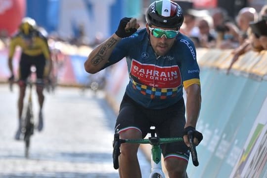 Der Italiener Sonny Colbrelli hat bei der Straßenrad-EM in Trient den Titel geholt.