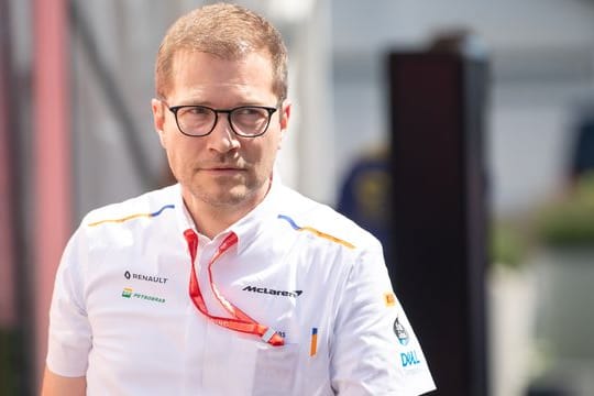 Erster und zweiter Platz - McLaren-Teamchef Andreas Seidl hatte in Monza doppelten Grund zum Feiern.