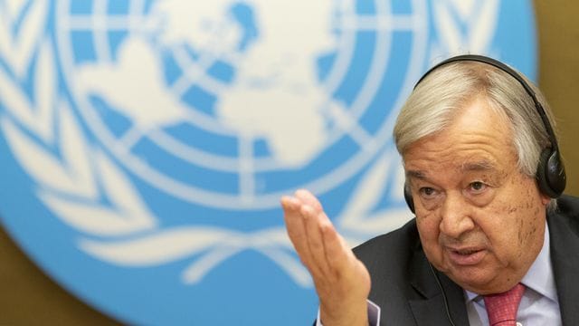 Antonio Guterres: "Diese Konferenz hat meine Erwartungen voll erfüllt, was die Solidarität mit den Menschen in Afghanistan betrifft.