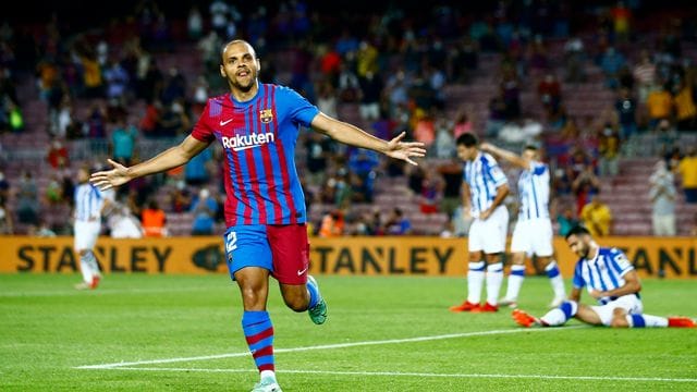 Der Sturm des FC Barcelona wird weiter geschwächt: Martin Braithwaite wird am Knie operiert. Der Sturm des FC Barcelona wird weiter geschwächt: Martin Braithwaite wird am Knie operiert.