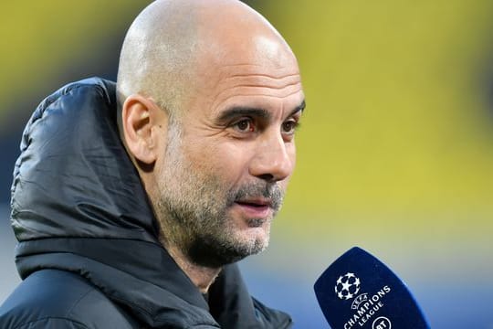 Spricht mit Respekt von RB Leipzig: Pep Guardiola, Trainer von Manchester City.