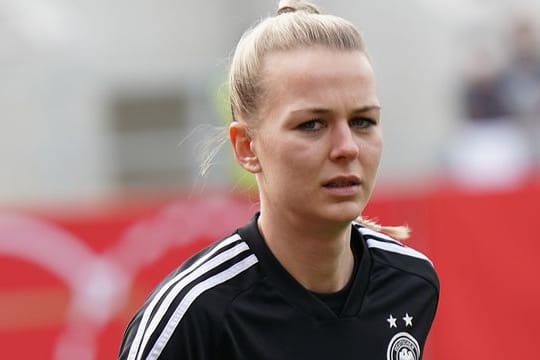 Freut sich über die Dokumentation zum deutschen Frauen-Nationalteam: Torhüterin Merle Frohms.