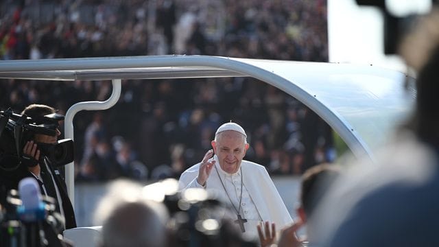 Papst Franziskus besucht am letzten Tag seiner Slowakei-Reise die westslowakische Stadt Sastin-Straze.