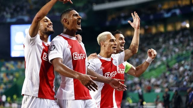 Gefeierter Mann beim Ajax-Sieg in Lissabon: Sebastien Haller (2.