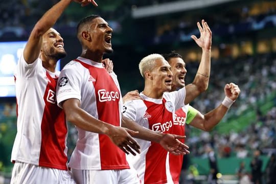 Gefeierter Mann beim Ajax-Sieg in Lissabon: Sebastien Haller (2.