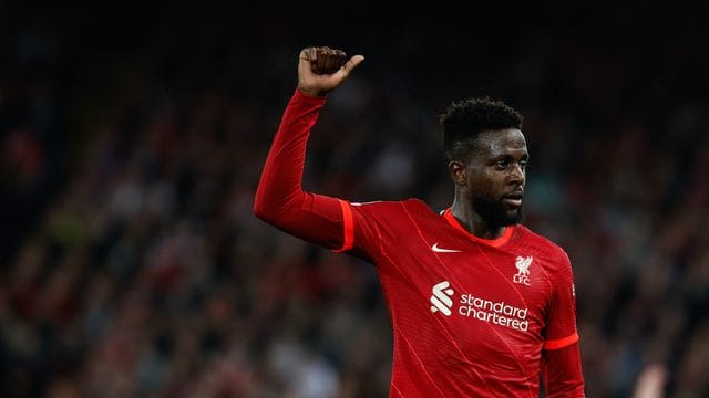 Der frühere Wolfsburger Divock Origi stürmt für den FC Liverpool.