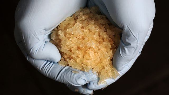 Crystal Meth hat ein hohes Abhängigkeitspotenzial und ist relativ billig (Symbolbild). Crystal Meth hat ein hohes Abhängigkeitspotenzial und ist relativ billig (Symbolbild).