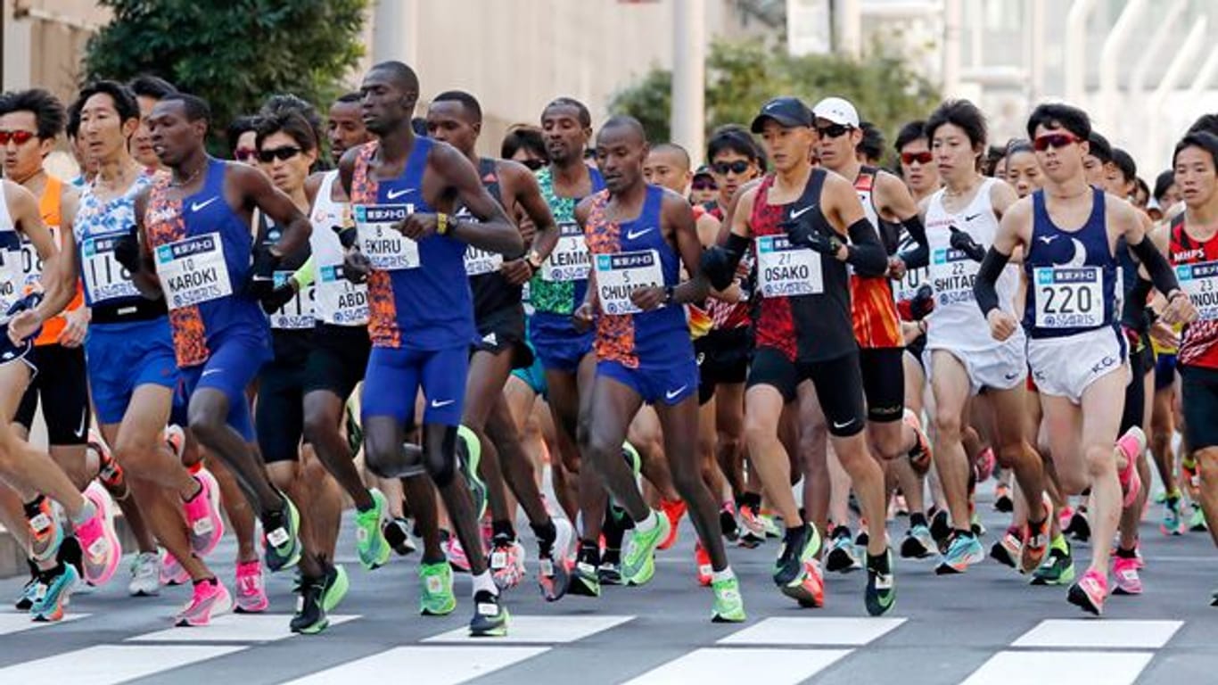 Wegen der Corona-Pandemie wird der Tokio-Marathon auf 2022 verschoben.