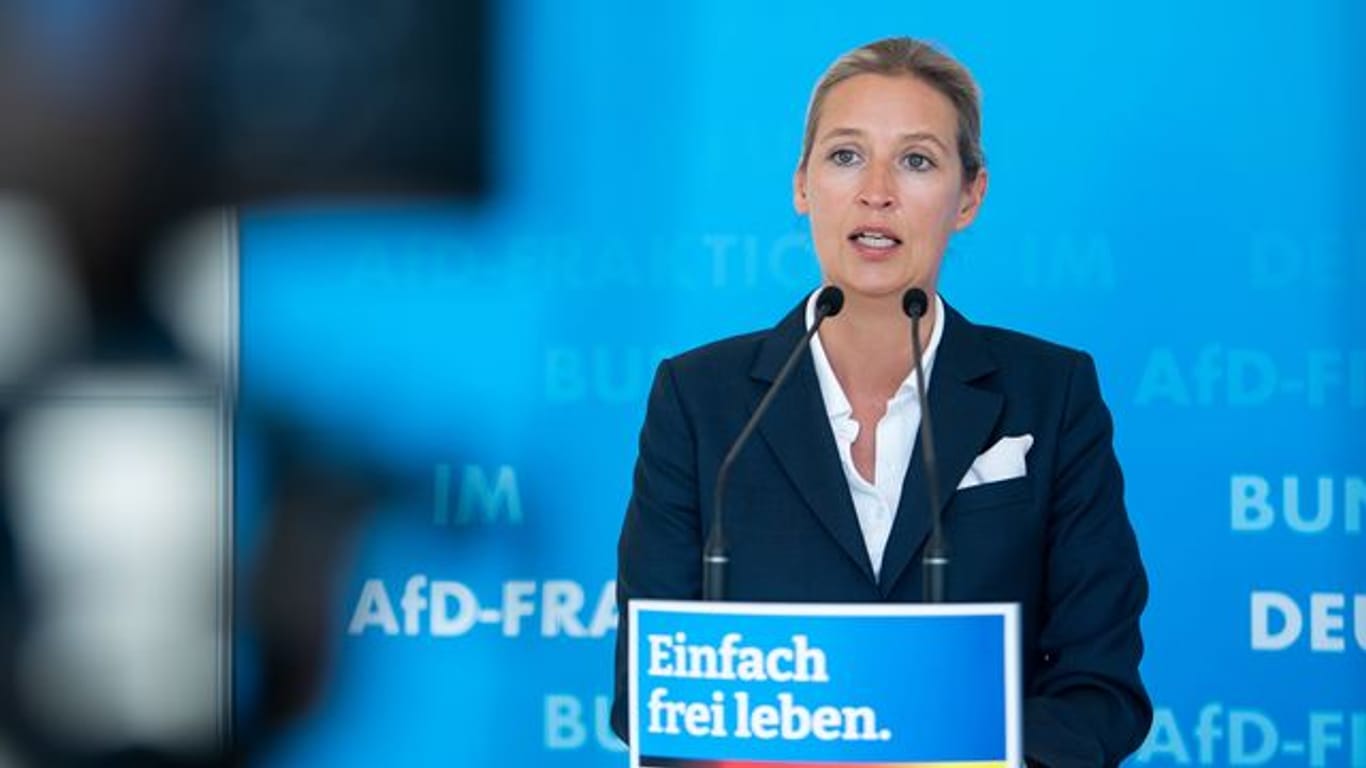 Alice Weidel, Spitzenkandidatin der AfD für die Bundestagswahl am 26.