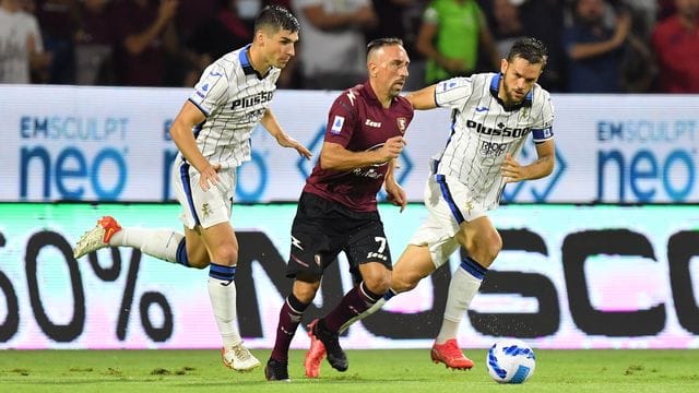 Franck Ribéry spielt für US Salernitana in der italienischen Serie A. Franck Ribéry spielt für US Salernitana in der italienischen Serie A.