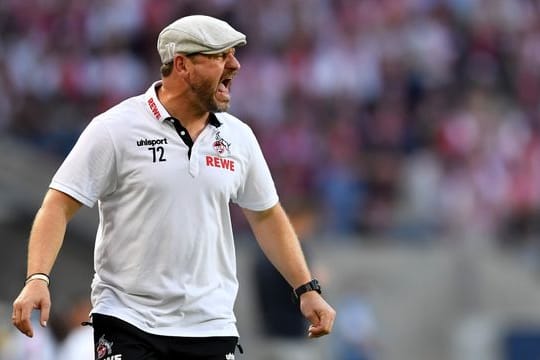 Kölns Trainer Steffen Baumgart ist immer emotional bei der Sache.