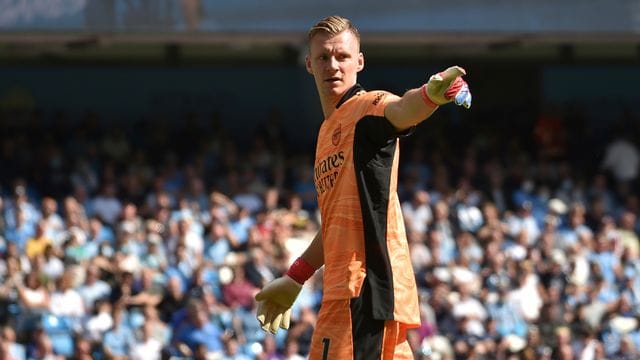 Muss beim FC Arsenal um seinen Stammplatz fürchten: Torhüter Bernd Leno. Muss beim FC Arsenal um seinen Stammplatz fürchten: Torhüter Bernd Leno.