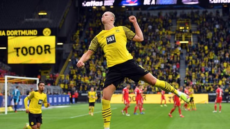 Dortmunds Erling Haaland traf gegen Union doppelt.
