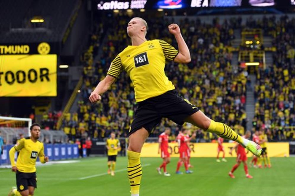 Dortmunds Erling Haaland traf gegen Union doppelt.