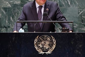 Antonio Guterres, UN-Generalsekretär, spricht auf der 76.