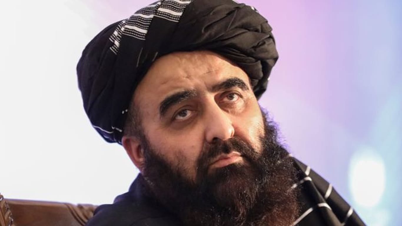 Taliban-Außenminister Amir Chan Motaki will bei der laufenden 76.