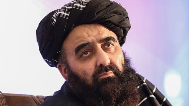 Taliban-Außenminister Amir Chan Motaki will bei der laufenden 76. Taliban-Außenminister Amir Chan Motaki will bei der laufenden 76.