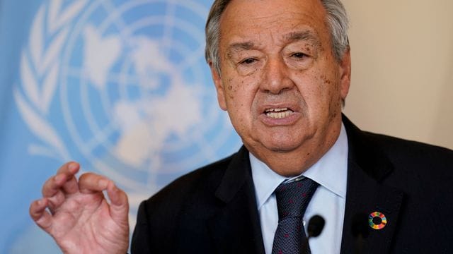 Antonio Guterres, Generalsekretär der Vereinten Nationen.
