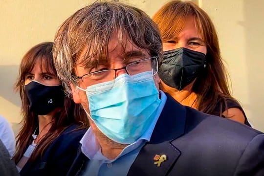 Carles Puigdemont kann das Gefängnis in Sassari verlassen.