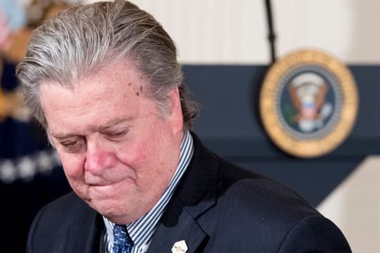 Stephen Bannon war Chefstratege des ehemaligen US-Präsidenten Donald Trump.