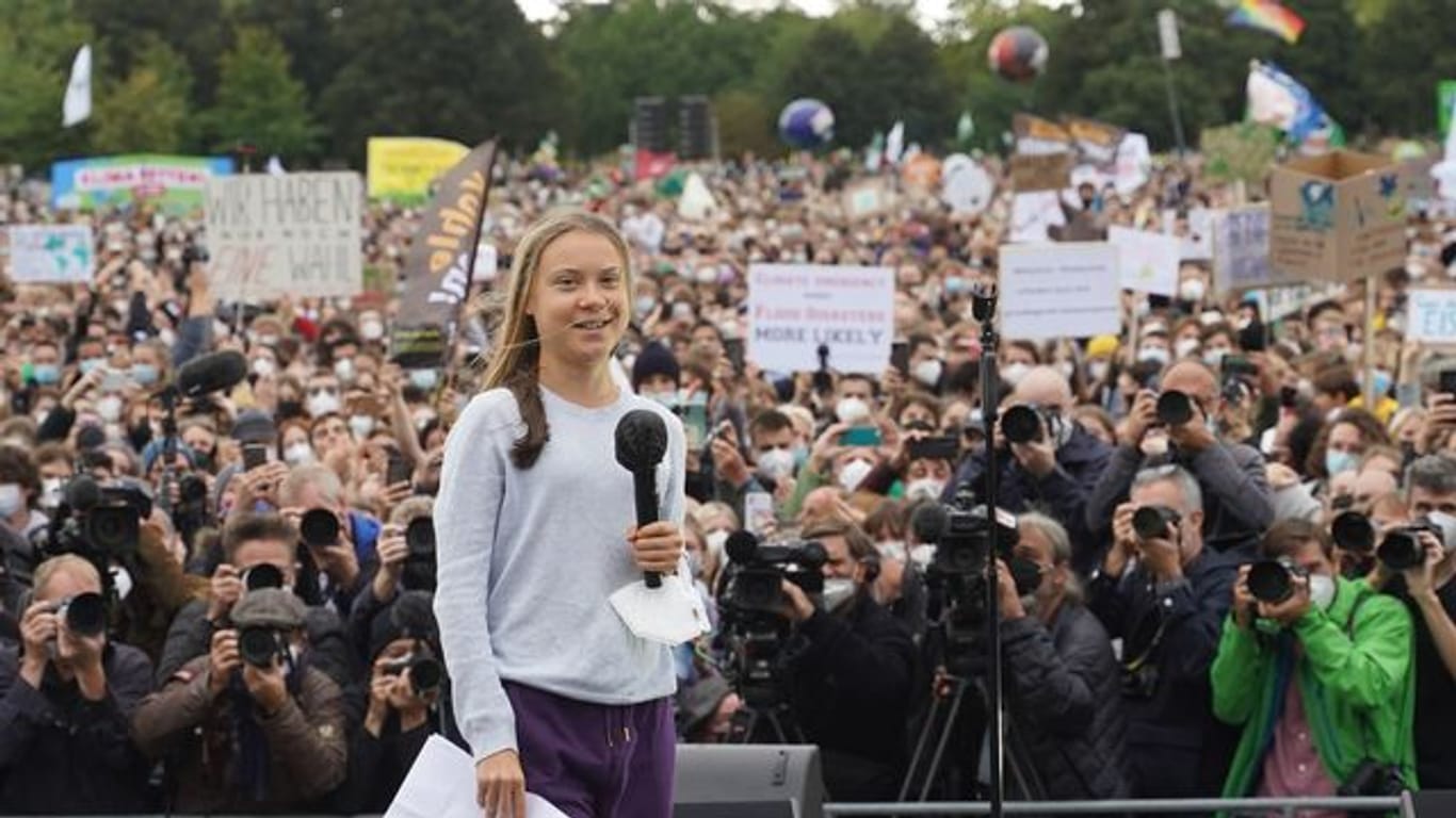 Steht in Berlin im Fokus: die schwedische Klimaaktivistin Greta Thunberg.