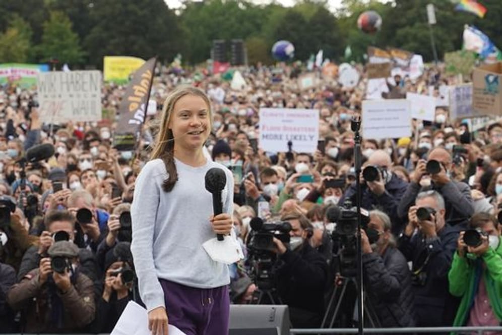 Steht in Berlin im Fokus: die schwedische Klimaaktivistin Greta Thunberg.