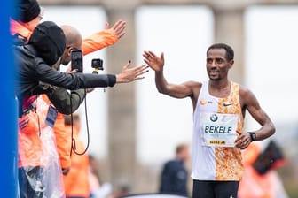 Geht mit Zuversicht in den Berlin-Marathon: Der Äthiopier Kenenisa Bekele.