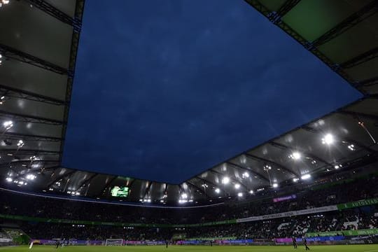 Das Wolfsburger Stadion vor der Partie gegen Eintracht Frankfurt.