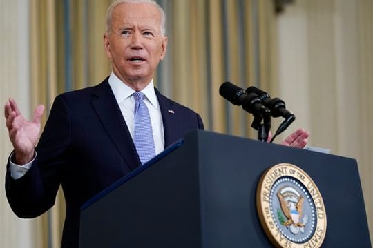 Die Verabschiedung der Investitionspakete von US-Präsident Joe Biden ist noch nicht gesichert.