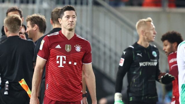 Bayerns Robert Lewandowski geht in Fürth leer aus.