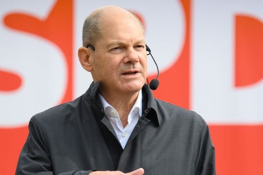 SPD-Kanzlerkandidat Olaf Scholz präferiert eine Koalition mit den Grünen.