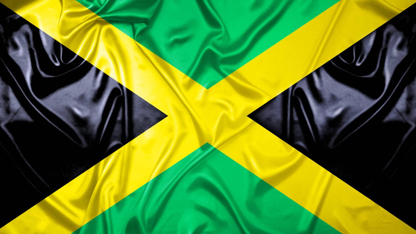 Von fast allem etwas: Fahne von Jamaika.