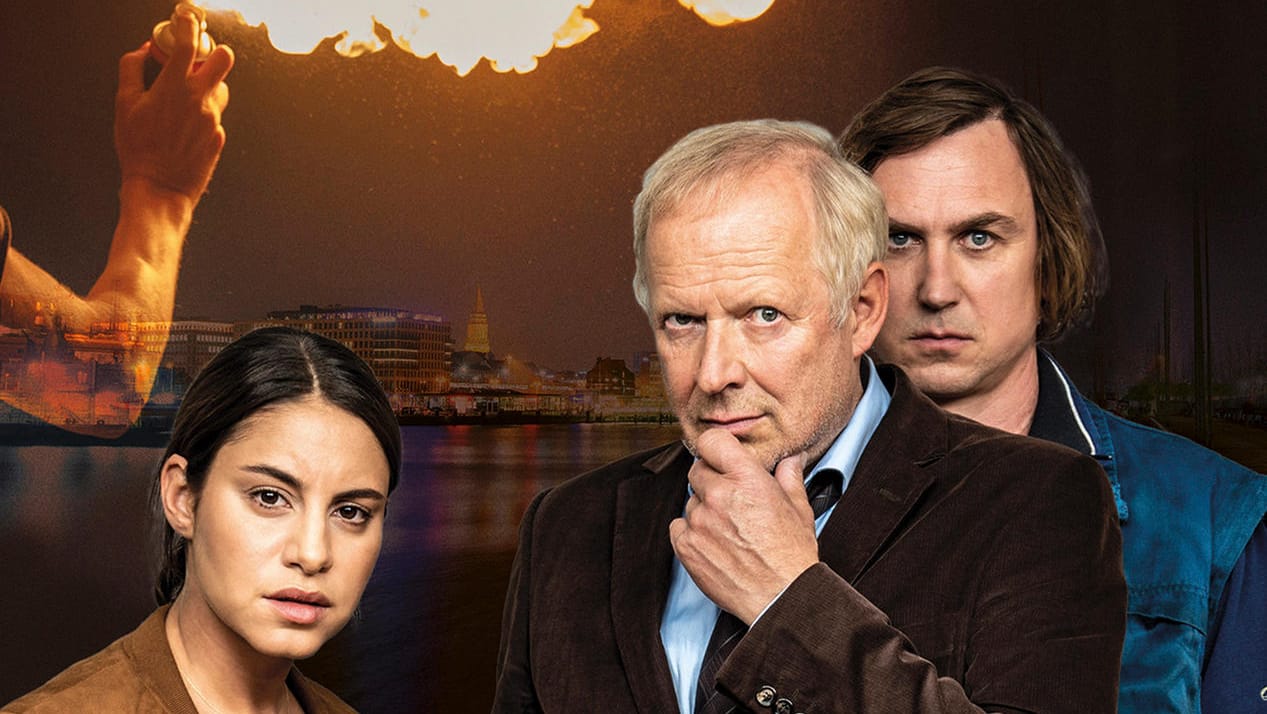 Almila Bagriacik, Axel Milberg und Lars Eidinger (v.l.n.r.): Die Schauspieler sprechen mit t-online über ihren neuen "Tatort" aus Kiel.