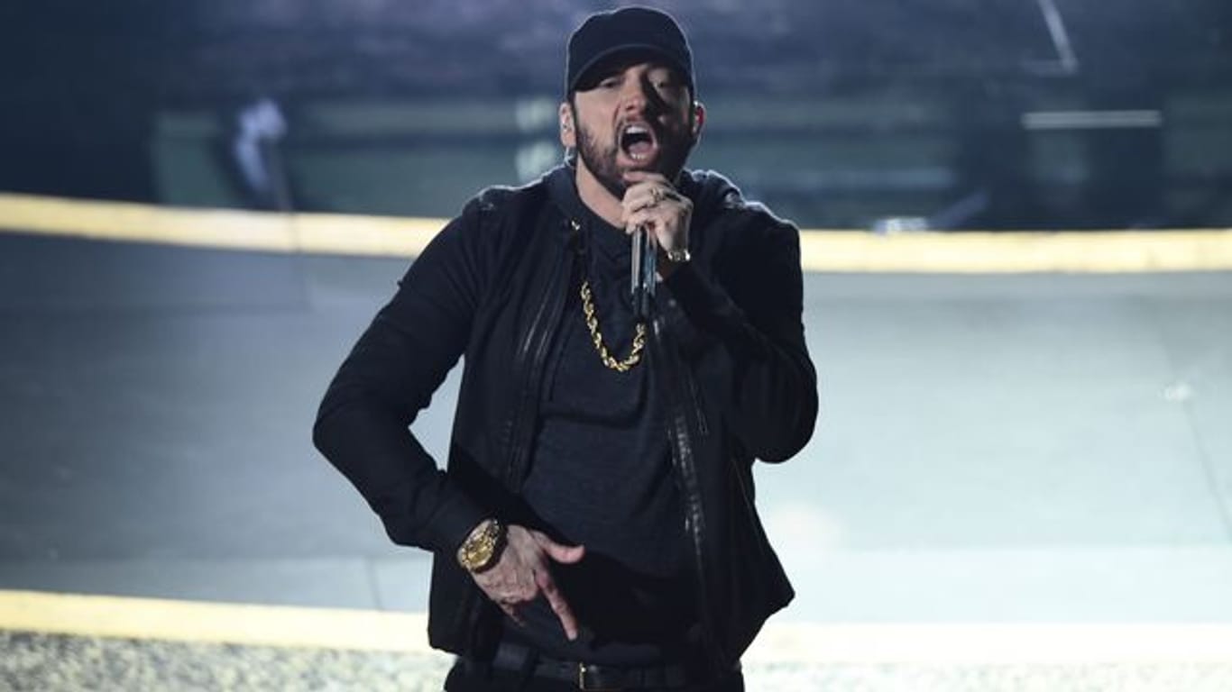 US-Rapper Eminem tritt bei der 92.