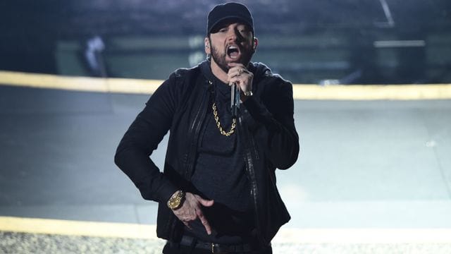 US-Rapper Eminem tritt bei der 92.