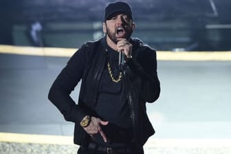 US-Rapper Eminem tritt bei der 92.