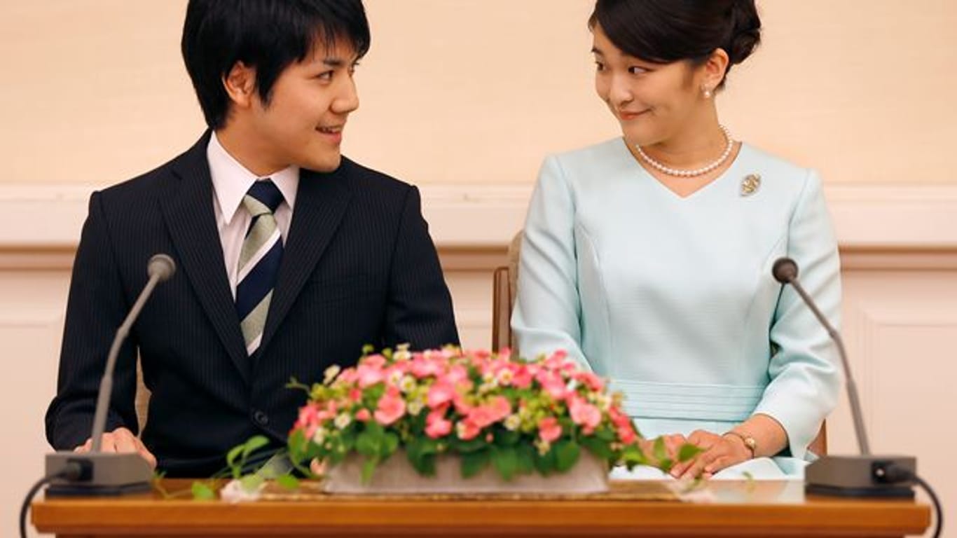 Die japanische Prinzessin Mako und ihr Studienfreund Kei Komuro wollen heiraten.