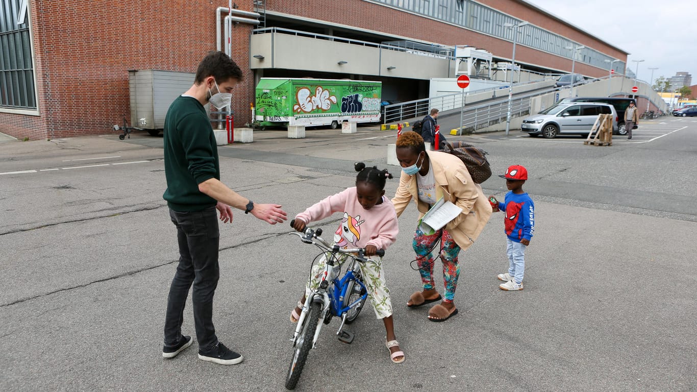 Mit seiner Arbeit erfüllt der Verein auch Kinder-Träume: Viele Eltern können sich für den stetig wachsenden Nachwuchs keine immer neuen Räder oder Radunterricht leisten.