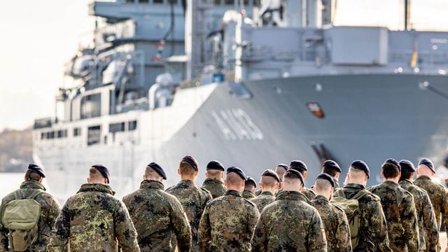 Marinesoldaten in Kiel