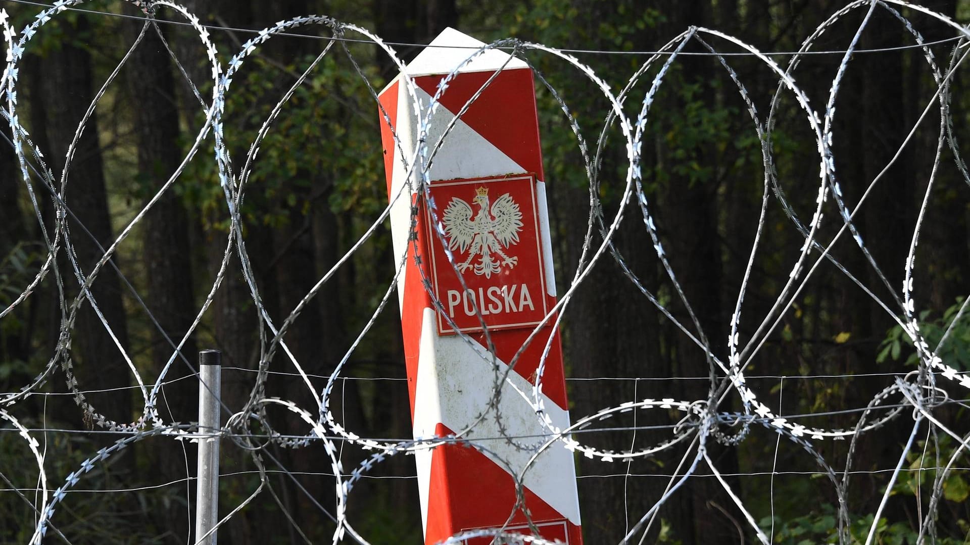 Die Grenze zwischen Polen und Belarus: Das polnische Parlament hat den Ausnahmezustand verlängert.