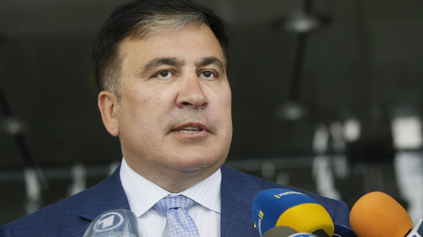 Georgiens Ex-Präsident Michail Saakaschwili in der Ukraine: Der Politiker wurde nun in seinem Heimatland festgenommen.