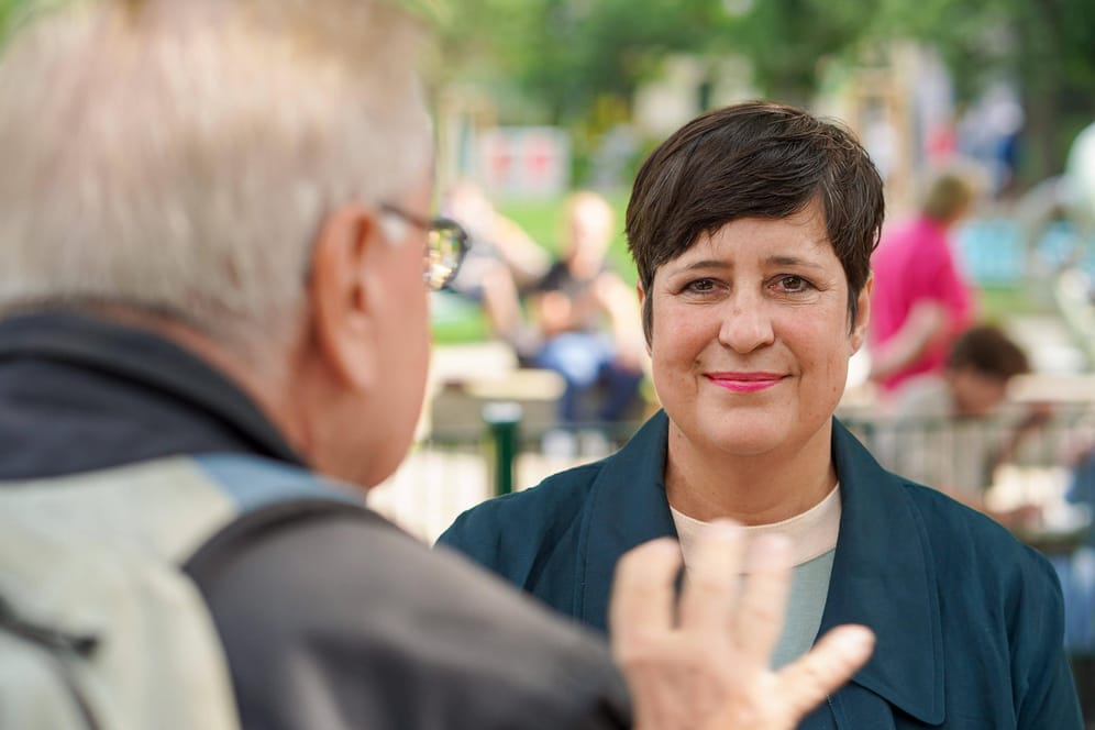 Franziska Becker: Die SPD-Politikerin kandidierte in Charlottenburg-Wilmersdorf.