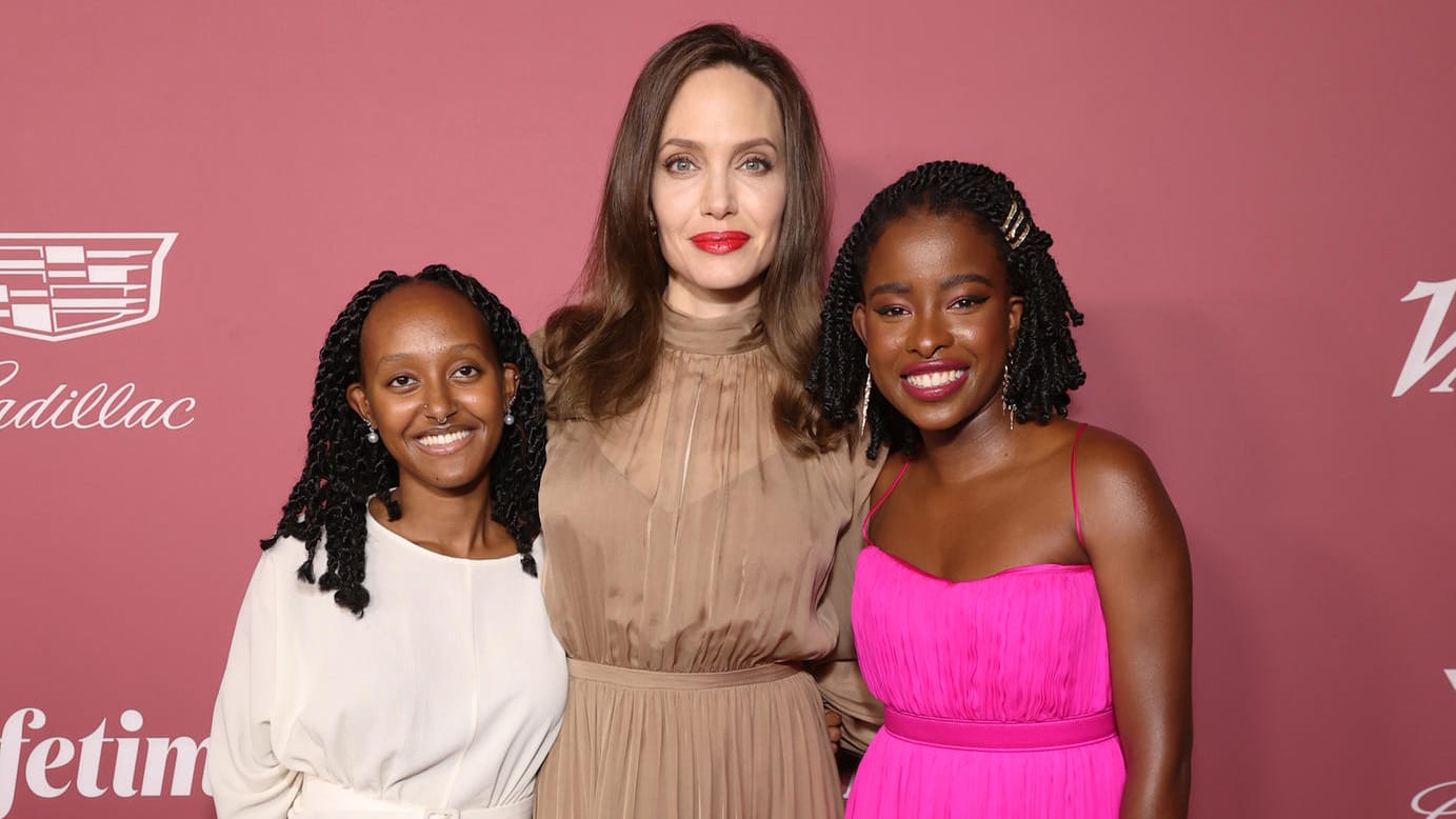 Zahara Jolie-Pitt, Angelina Jolie und Amanda Gorman