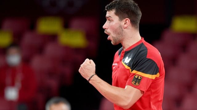 Tischtennis-Spieler Patrick Franziska holte zwei Punkteim Finale.