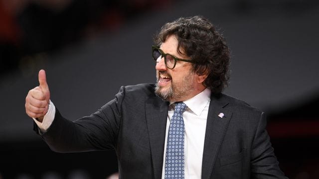 Der FC Bayern München um Trainer Andrea Trinchieri erreichte das Pokal-Viertelfinale. Der FC Bayern München um Trainer Andrea Trinchieri erreichte das Pokal-Viertelfinale.