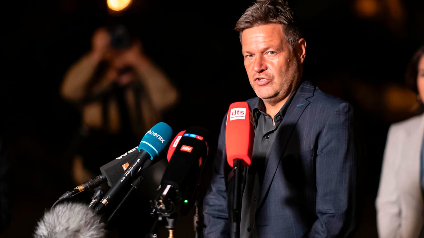 Robert Habeck: Der Bundesvorsitzende der Grünen zieht ein positives Fazit nach den Gesprächen mit der SPD.