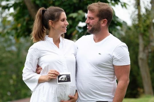 Heranwachsendes Glück: Dank einer künstlichen Befruchtung wurde Carolin Volk endlich schwanger.