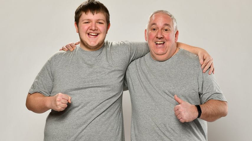 Lucas und Manni: Vater und Sohn haben "The Biggest Loser" gewonnen.